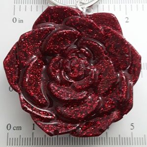 Jewelry - Red resin keychain Jewelry - Red resin keychain